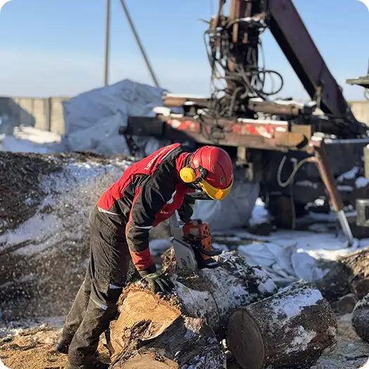Вывоз порубочных остатков